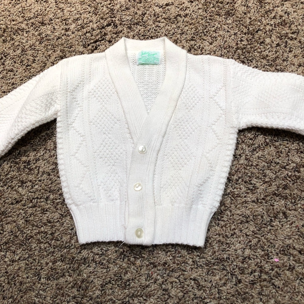 Vintage 100% Cotton Baby Sweater Doll Clothes